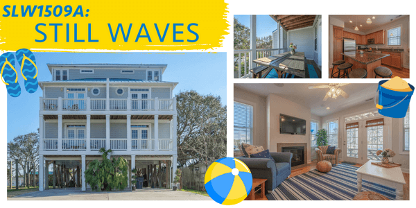 Image collage of Carolina Beach vacation rental Still Waves.